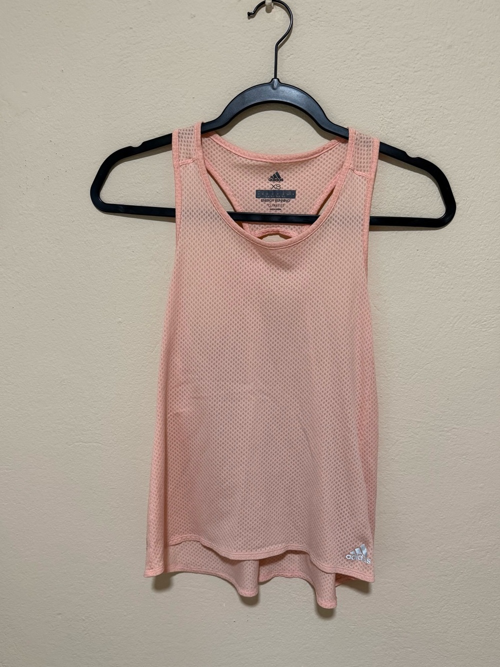 adidas Women’s Light Peach Mesh Tank